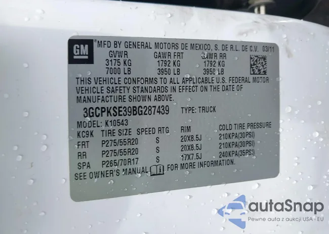 3GCPKSE39BG287439: 42142734