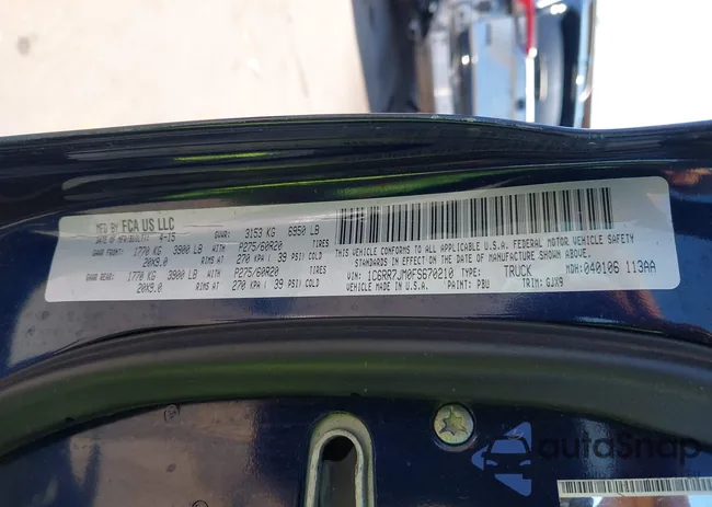 1C6RR7JM0FS670210: 42142812