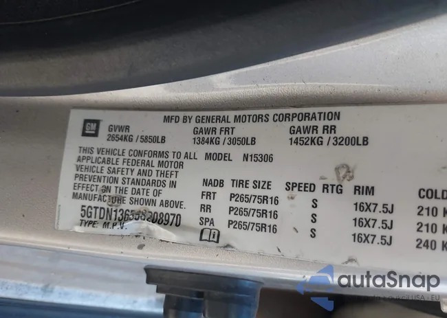 5GTDN136568208970: 42142290