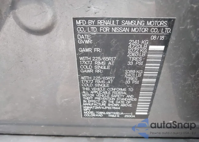 KNMAT2MV4JP617844: 42142365