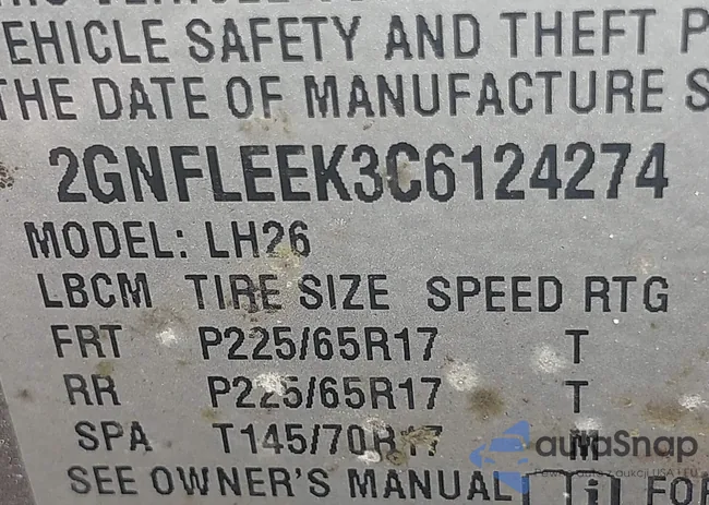 2GNFLEEK3C6124274: 42143840