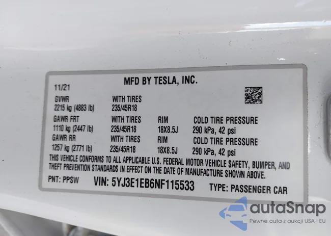 5YJ3E1EB6NF115533: 42144038