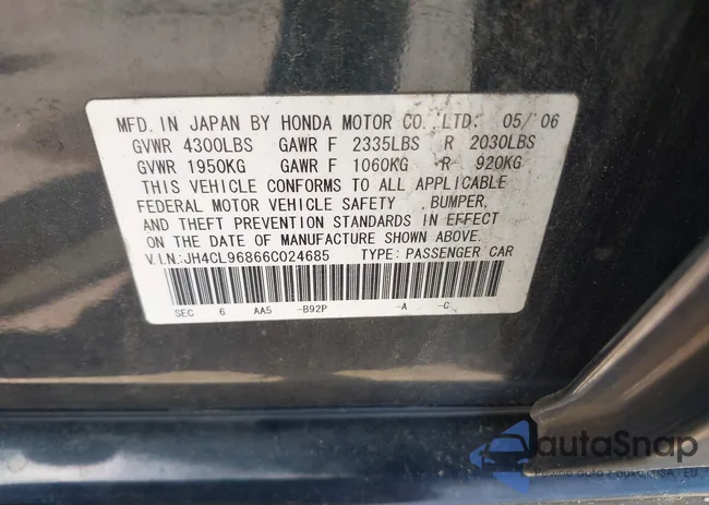 JH4CL96866C024685: 42143321