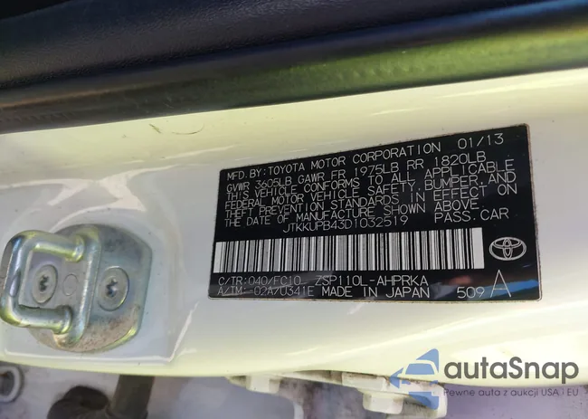 JTKKUPB43D1032519: 42143346