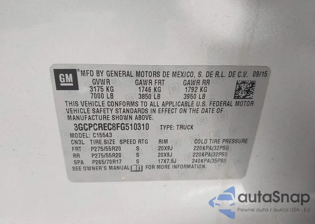 3GCPCREC8FG510310: 42143411