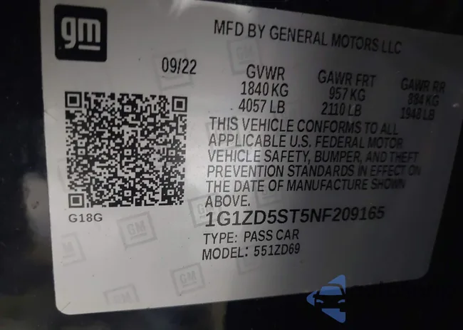 1G1ZD5ST5NF209165: 42144773