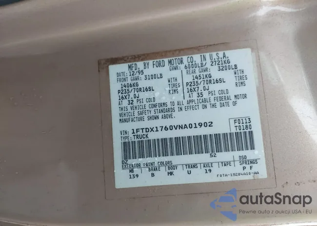 1FTDX1760VNA01902: 42144846