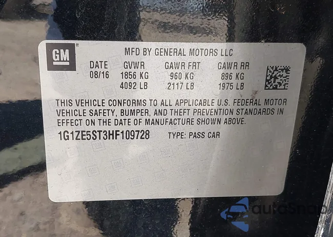 1G1ZE5ST3HF109728: 42145014