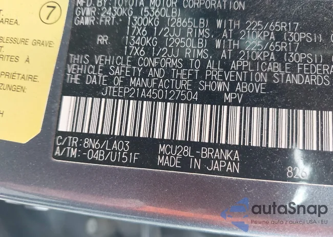 JTEEP21A450127504: 42144149