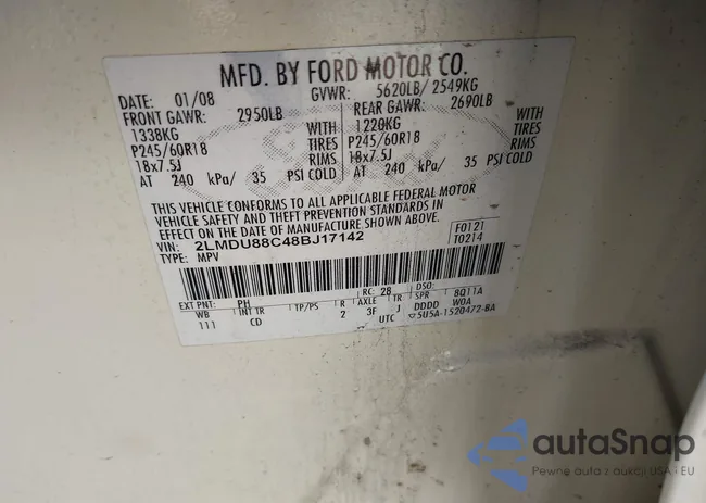 2LMDU88C48BJ17142: 42144487