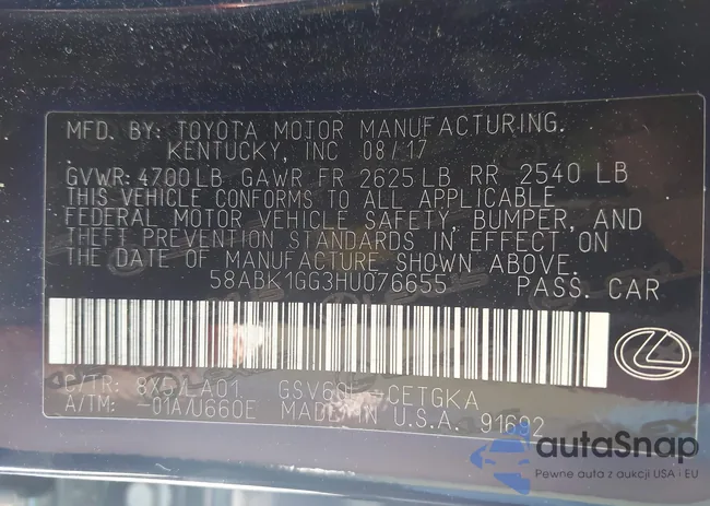 58ABK1GG3HU076655: 42145814