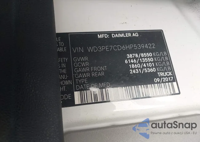 WD3PE7CD6HP539422: 42145896