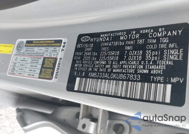 KM8J33AL0KU867833: 42145933