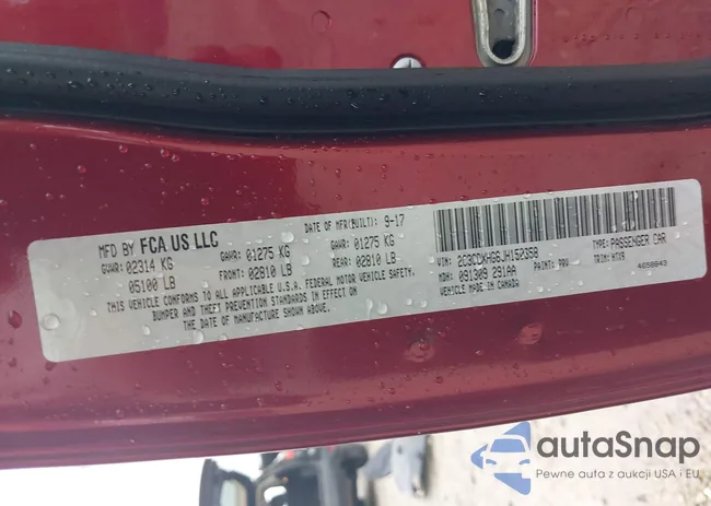 2C3CDXHG6JH150658: 42146004