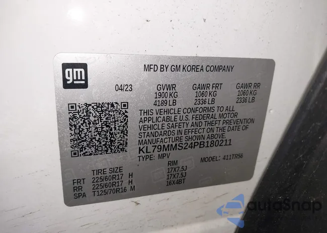 KL79MMS24PB180211: 42145239