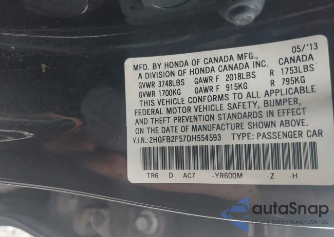 2HGFB2F57DH554593: 42146574