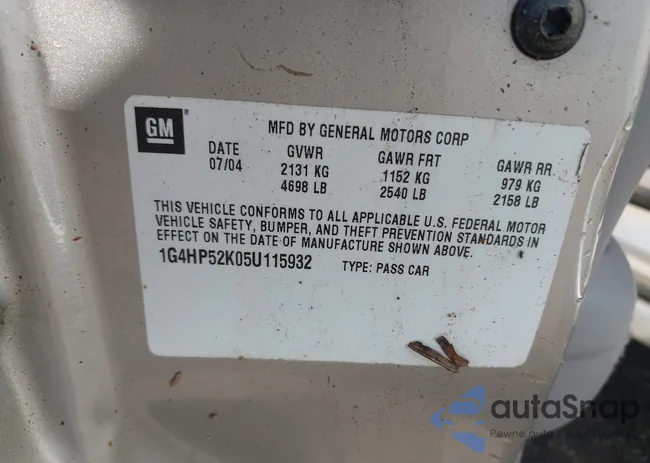 1G4HP52K05U115932: 42146639