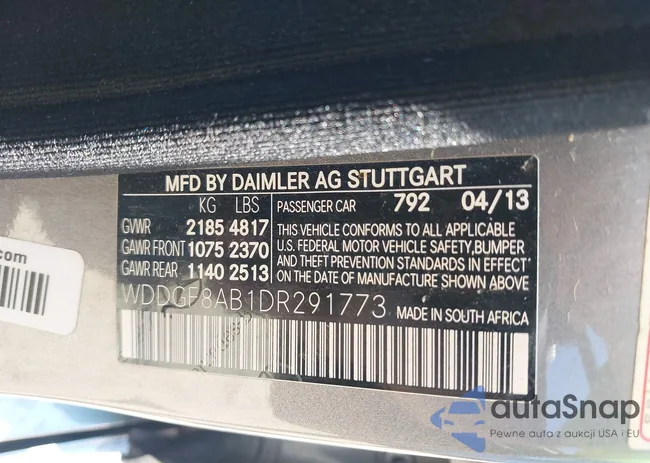 WDDGF8AB1DR291773: 42146772