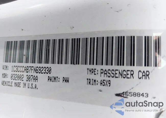 1C3CCCAB7FN692330: 42147108