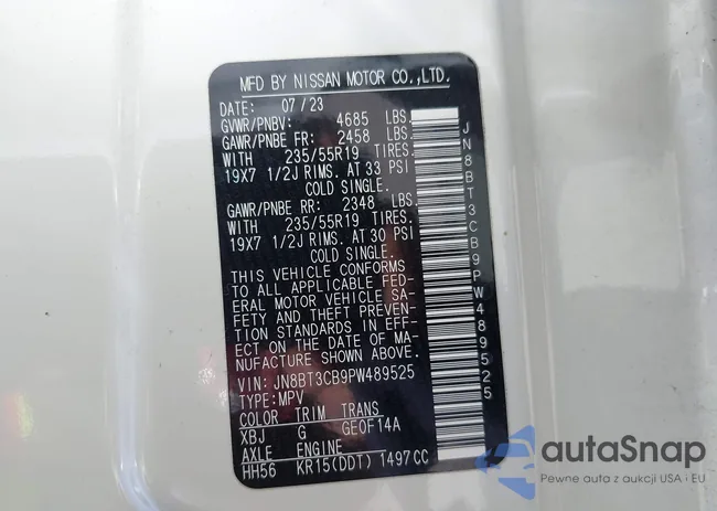 JN8BT3CB9PW489525: 42146126