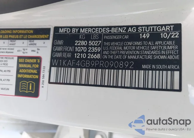 W1KAF4GB9PR090892: 42147894