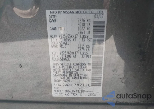 5N1AT2MN2HC782126: 42147491