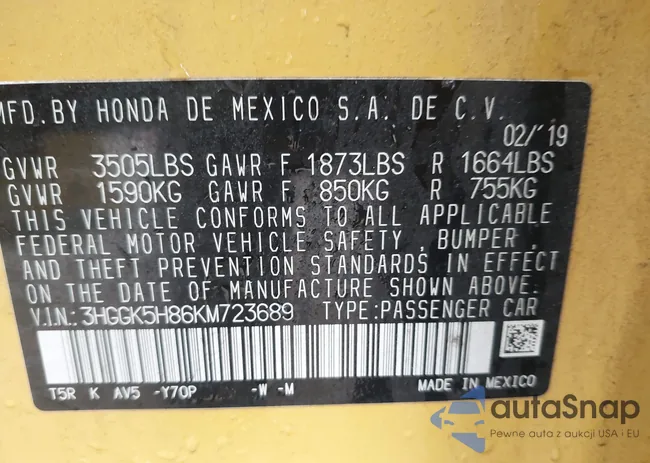 3HGGK5H86KM723689: 42148660