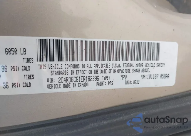 2C4RDGCG1ER182396: 42148810