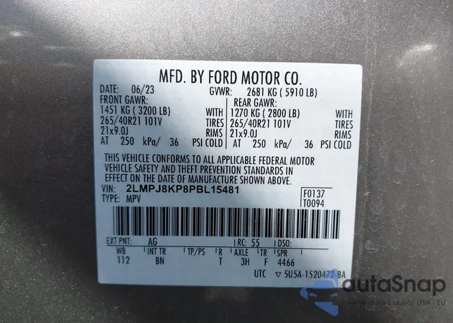 2LMPJ8KP8PBL15481: 42148909