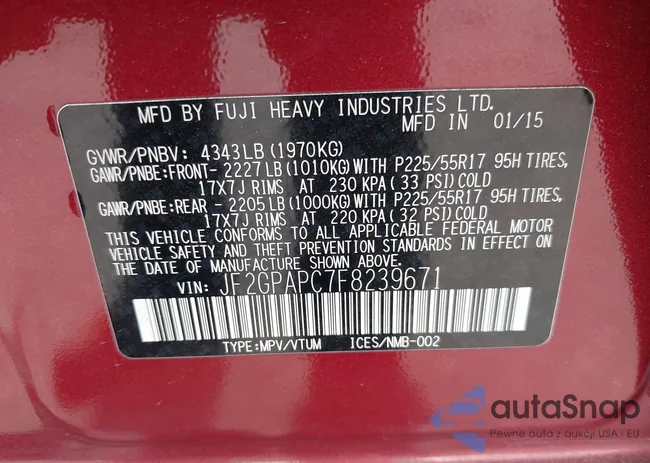 JF2GPAPC7F8239671: 42148939