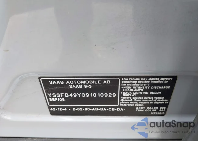 YS3FB49Y391010929: 42148942