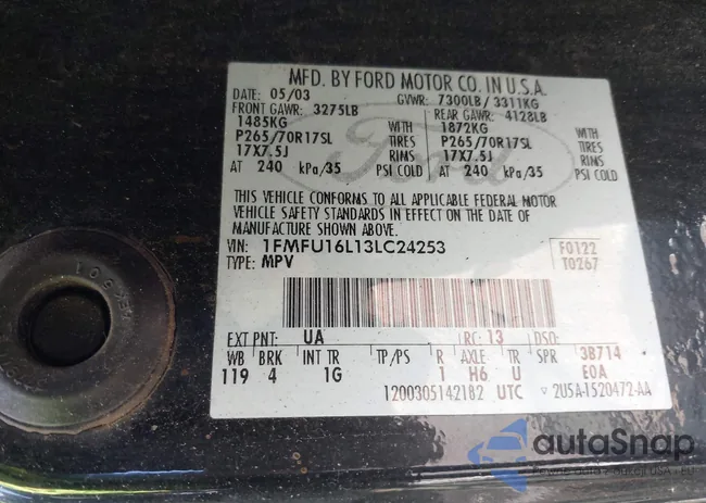 1FMFU16L13LC24253: 42148996