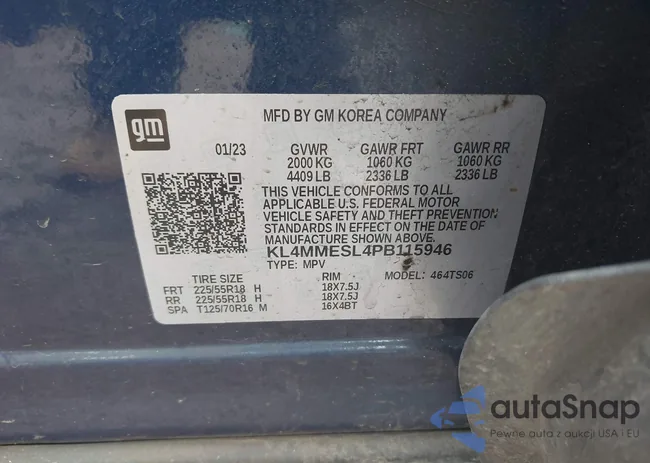 KL4MMESL4PB115946: 42149072