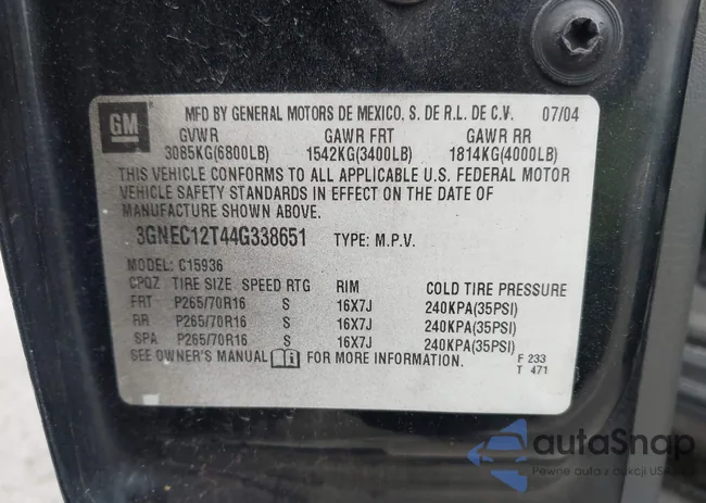 3GNEC12T44G338651: 42148146