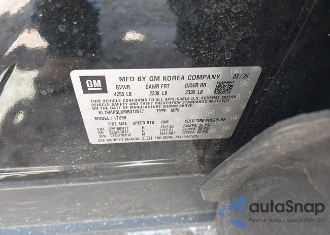 KL79MPSLXMB012577: 42148195