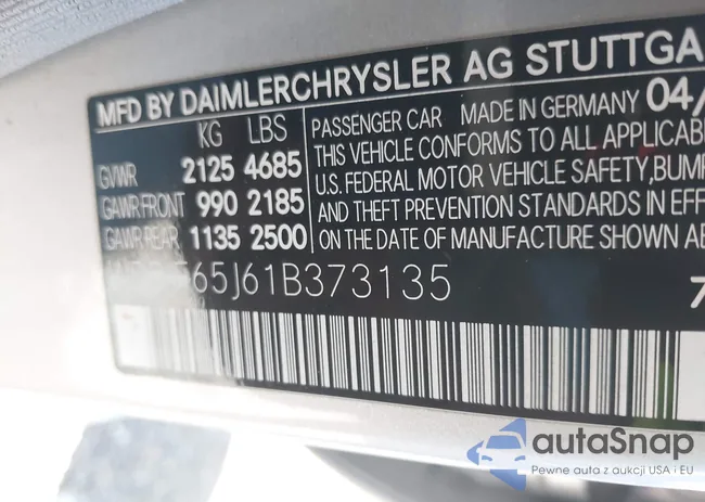 WDBJF65J61B373135: 42149598