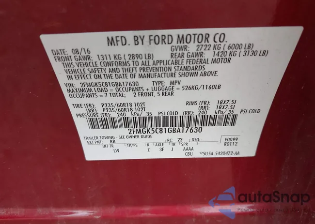 2FMGK5C81GBA17630: 42149605