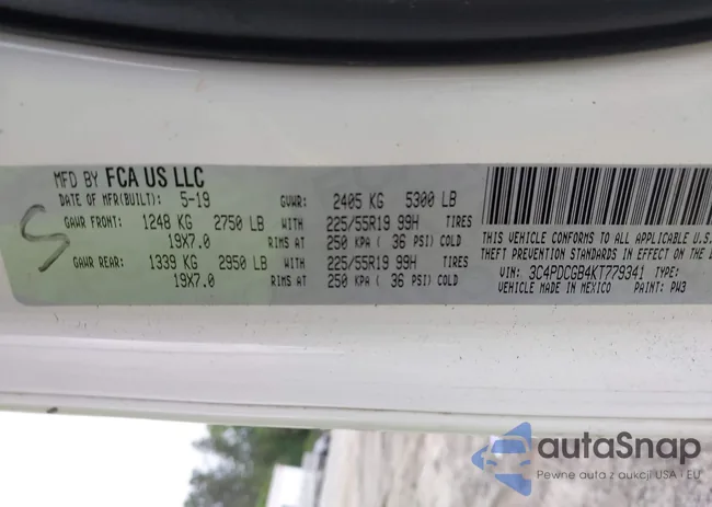 3C4PDCGB4KT779341: 42149806