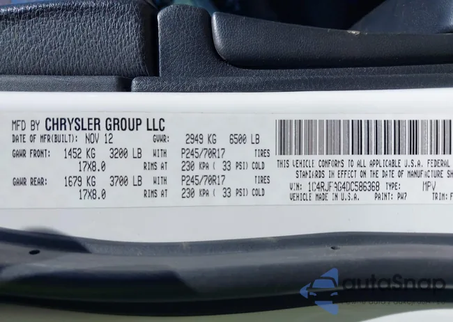 1C4RJFAG4DC586368: 42149925