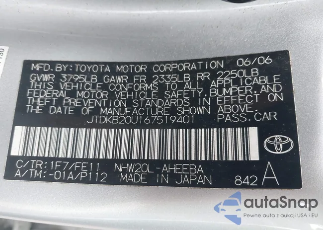 JTDKB20U167519401: 42149930