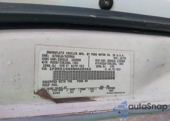 1FDEE14N3NHA25465: 42149941