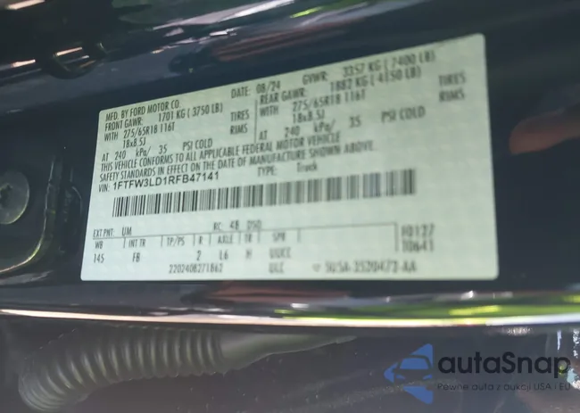 1FTFW3LD1RFB47141: 42149441