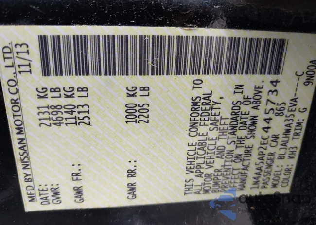 1N4AA5AP2EC445734: 42150560