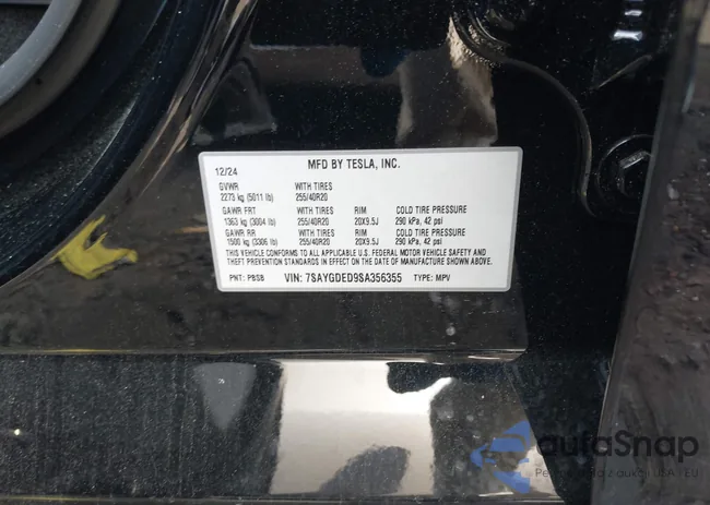 7SAYGDED9SA356355: 42150729