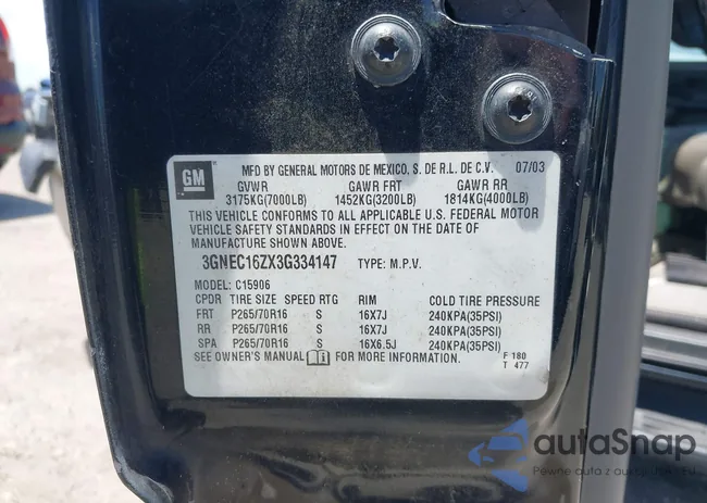 3GNEC16ZX3G334147: 42150897