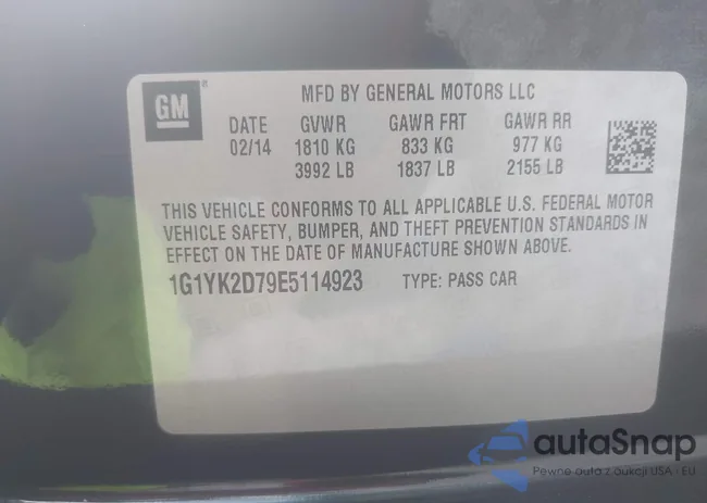 1G1YK2D79E5114923: 42150907