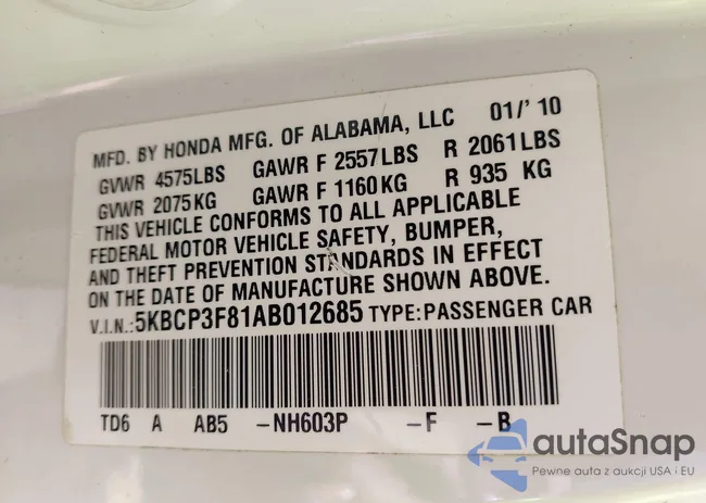 5KBCP3F81AB012685: 42150963