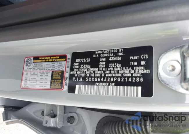 5XXG64J29PG214286: 42150122