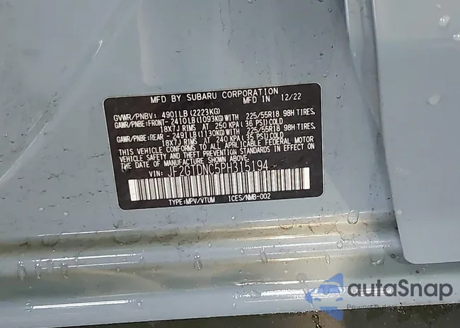 JF2GTDNC5PH315194: 42150264