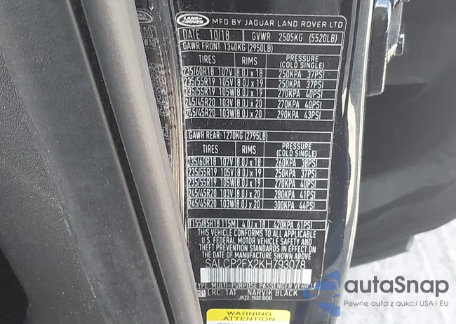 SALCP2FX2KH793078: 42150444